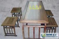 仿古家具/古典家具/榆木餐桌/餐臺/實木桌子/茶桌*馬鞍桌[供應]_世界工廠網中國產品信息庫